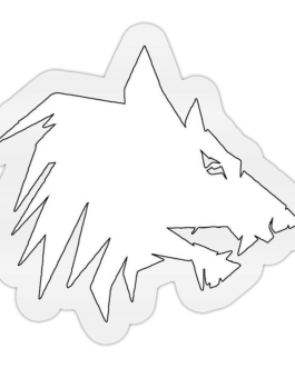 Stickers: Lot de 3 KAYZEN WOLF 5x5cm